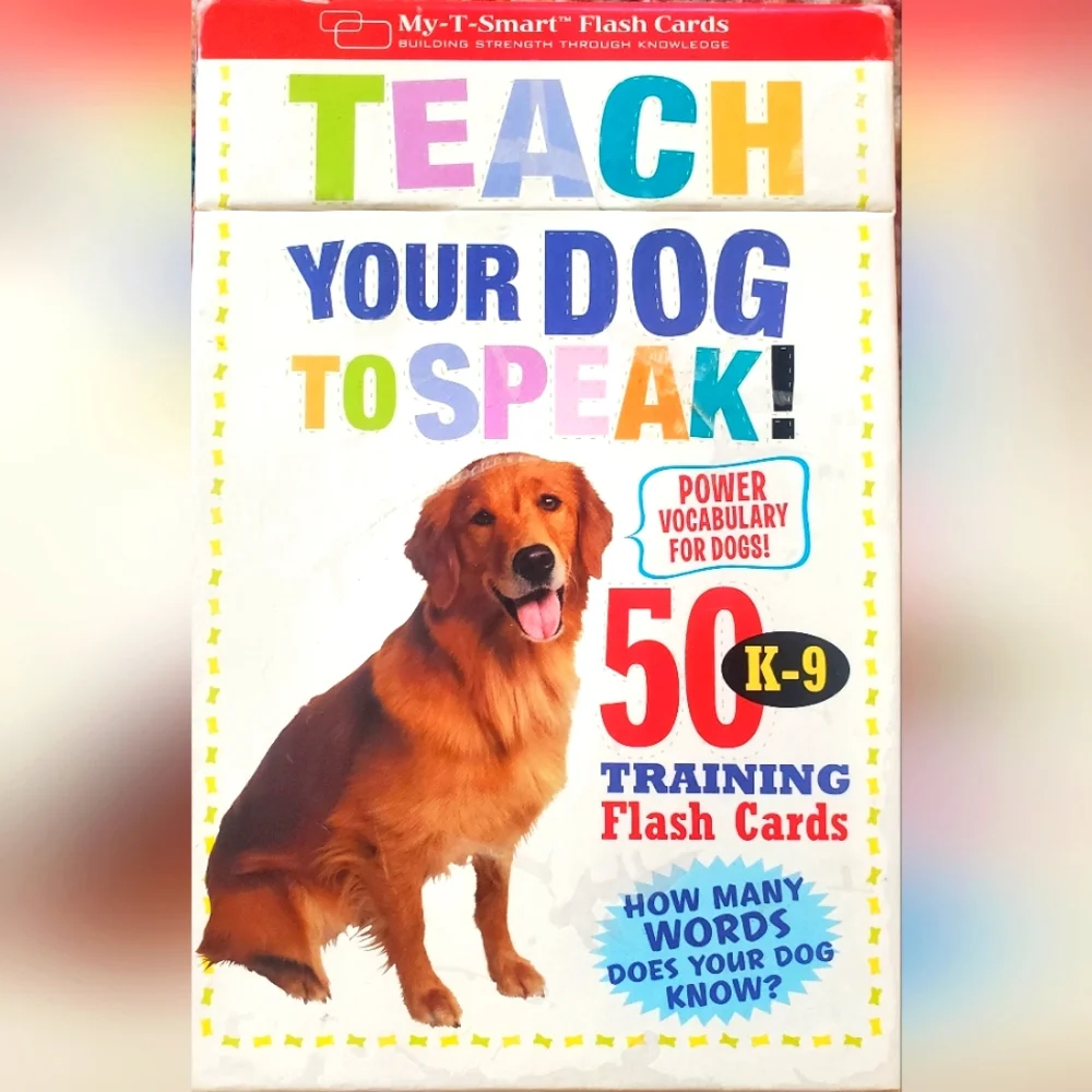 Teach Your Dog to Speak! : 50 K-9 Flash Cards
